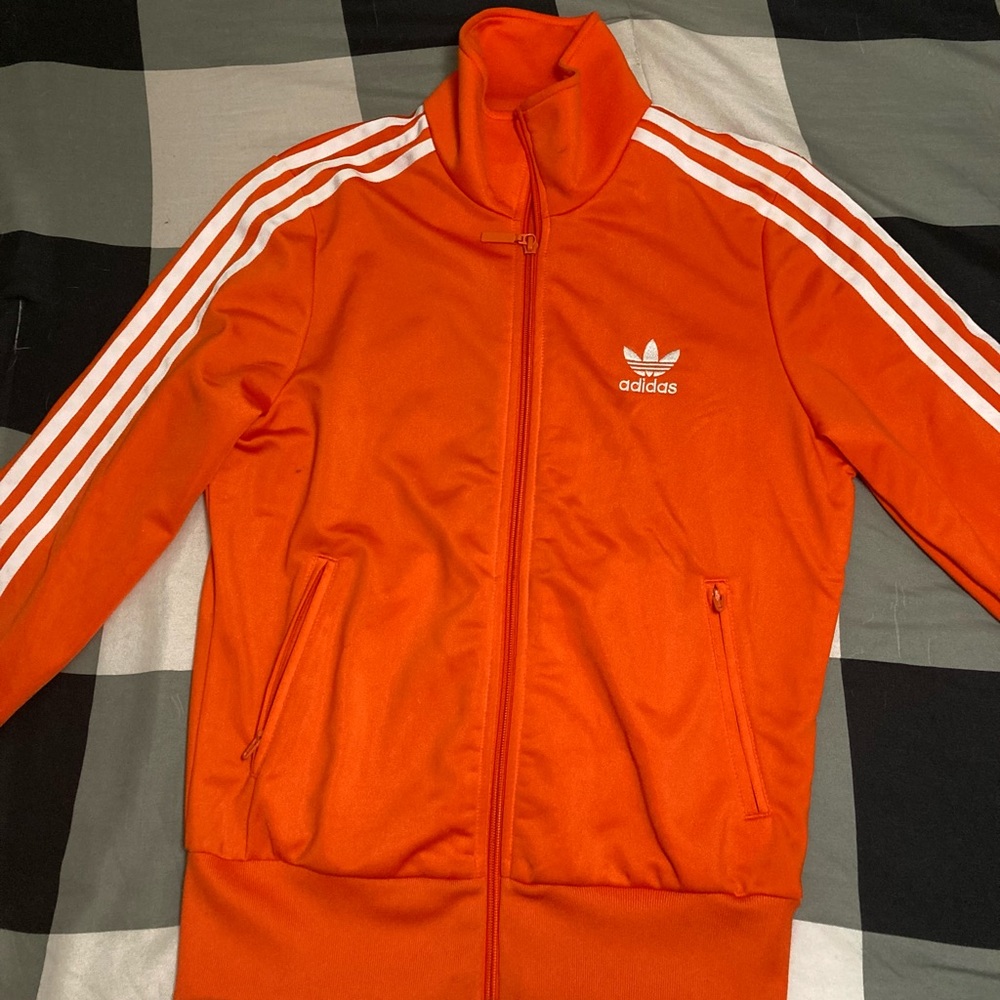 Adidas Orange Jacket
